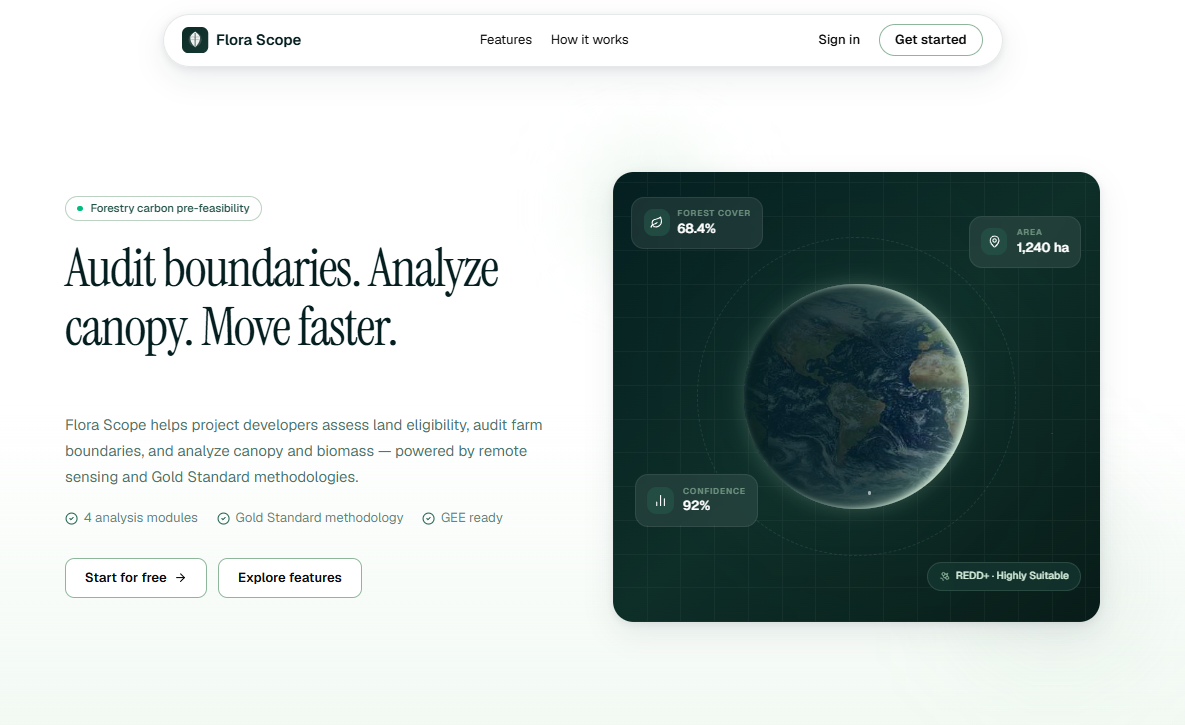FloraScope interface
